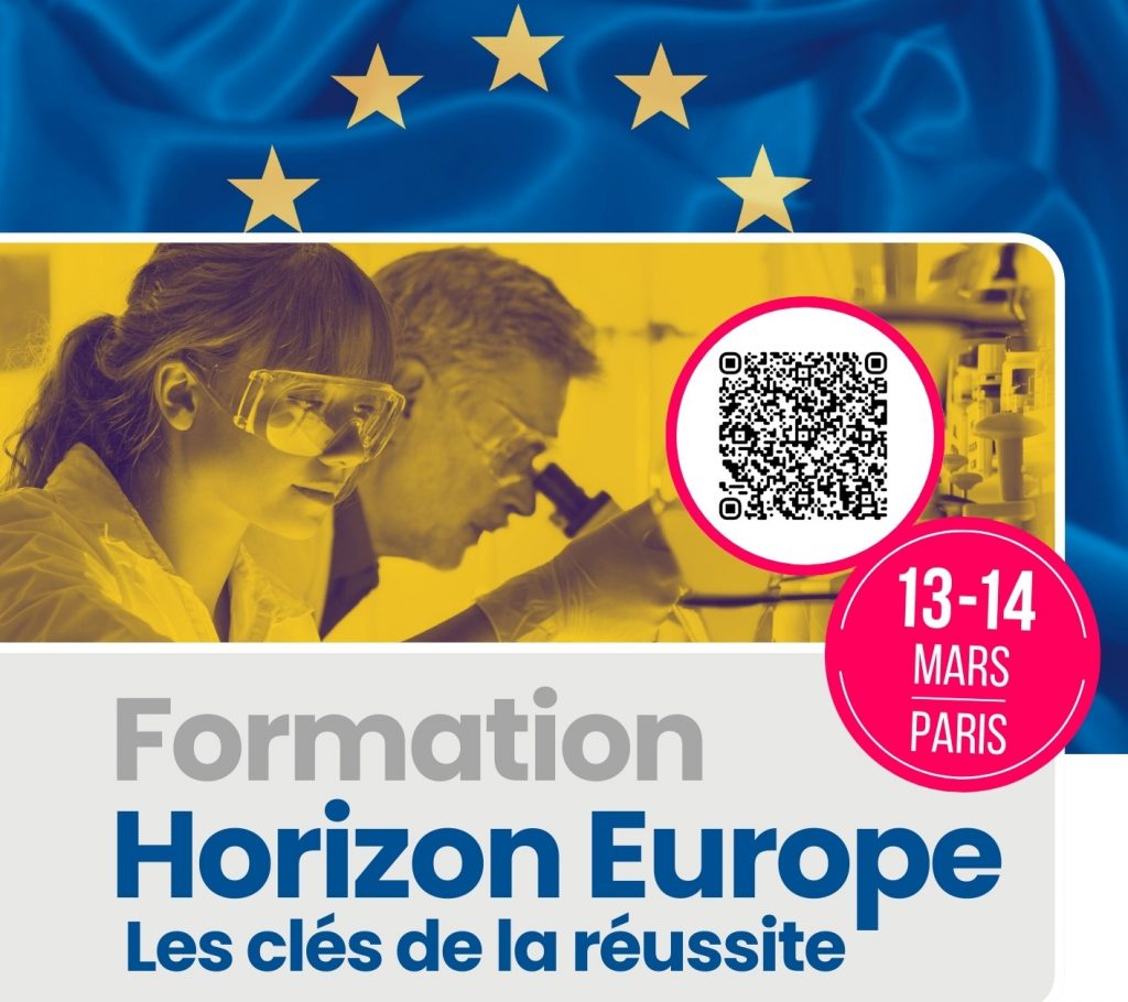 Affiche formation Horizon Europe